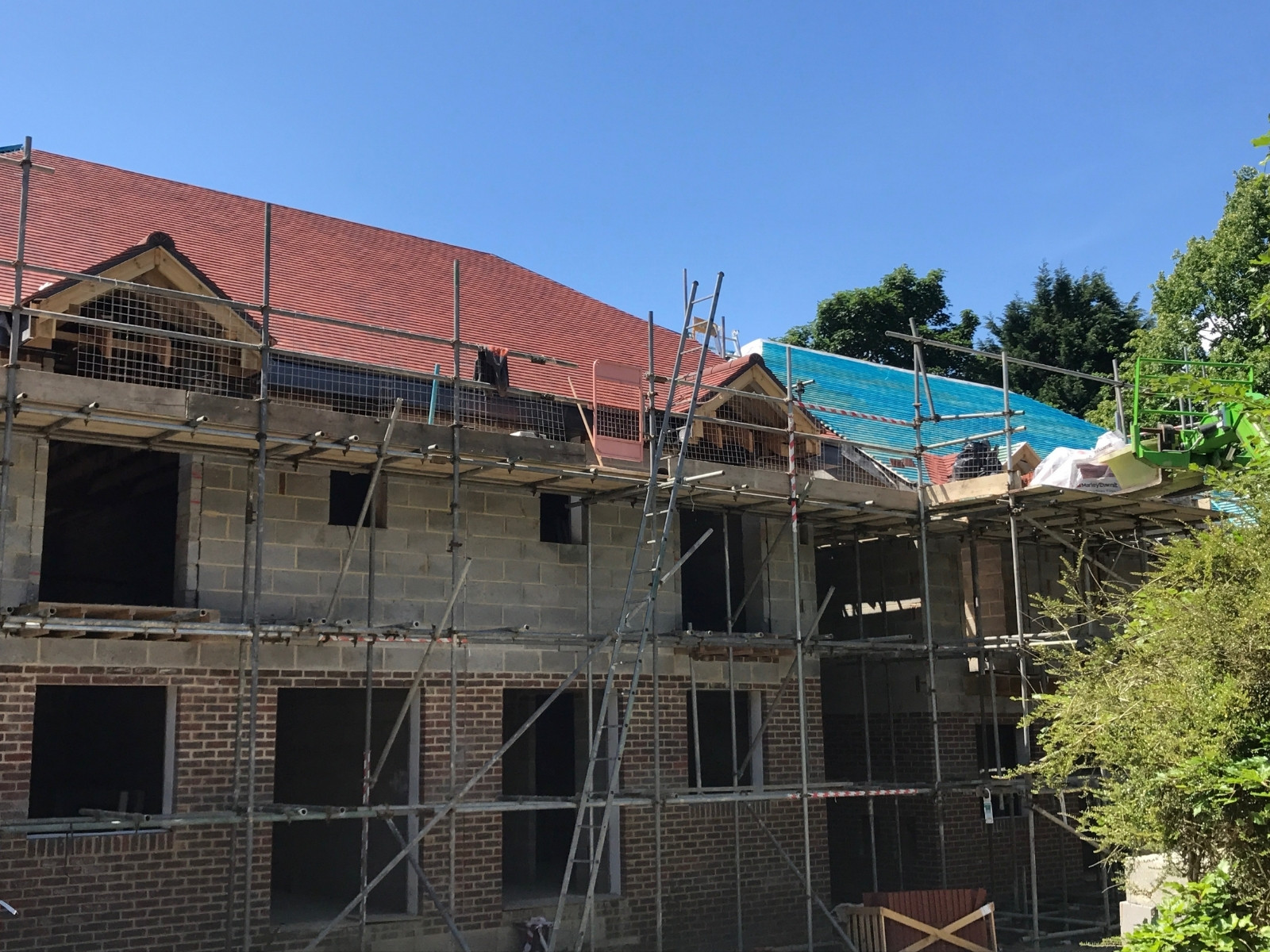 Heritage slate roof restoration on period property in Sussex